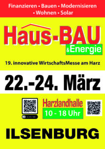 Read more about the article Haus‐Bau & Energie Messe in der Harzlandhalle Ilsenburg