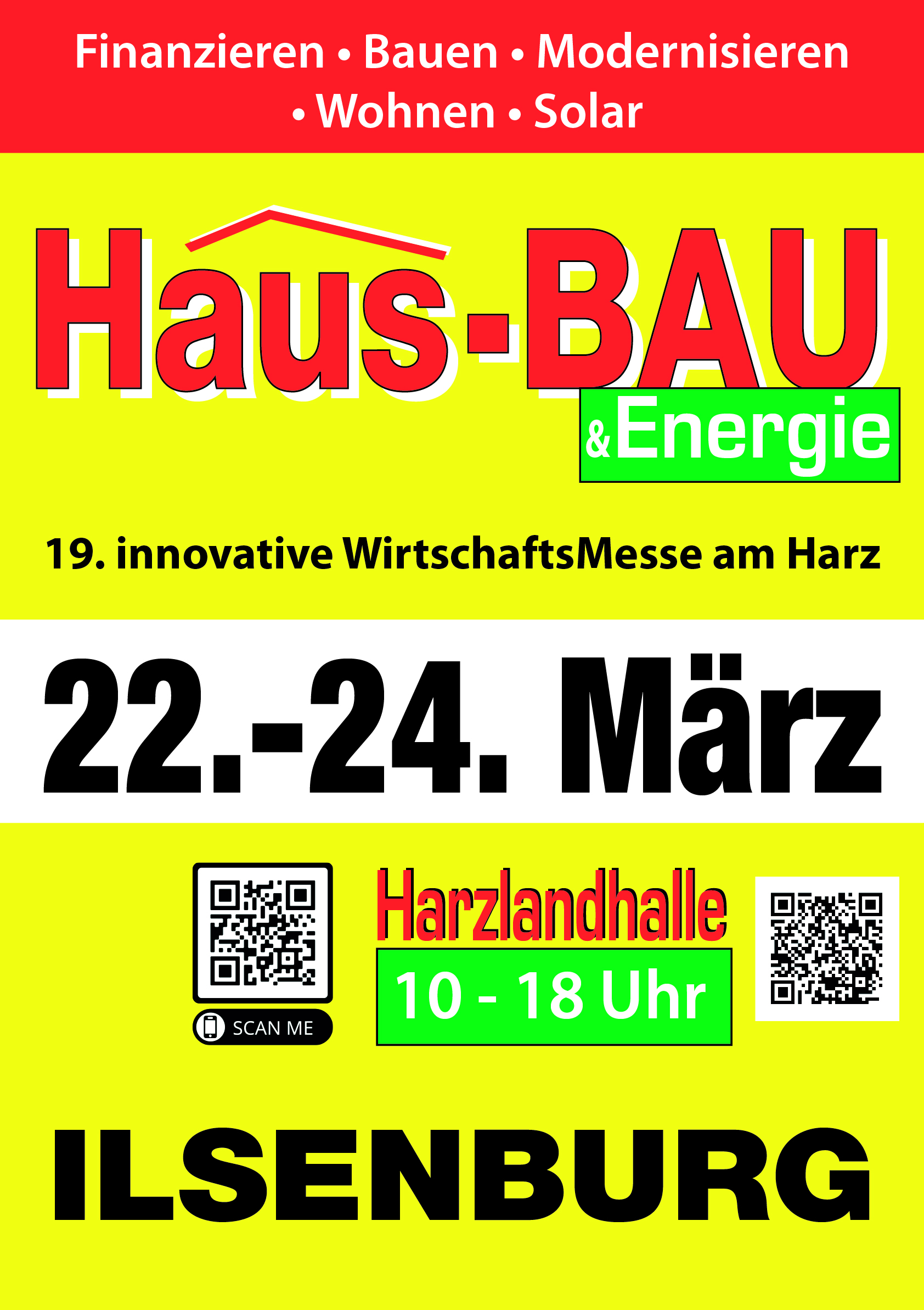 You are currently viewing Haus‐Bau & Energie Messe in der Harzlandhalle Ilsenburg